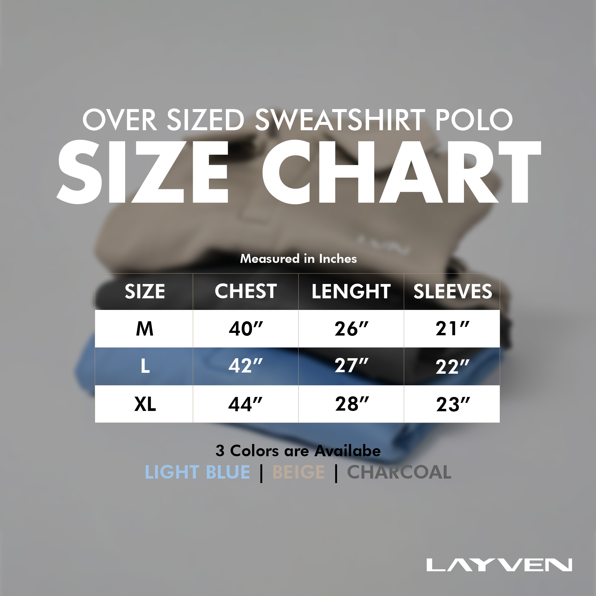 Oversized Sweatshirt Polo Beige